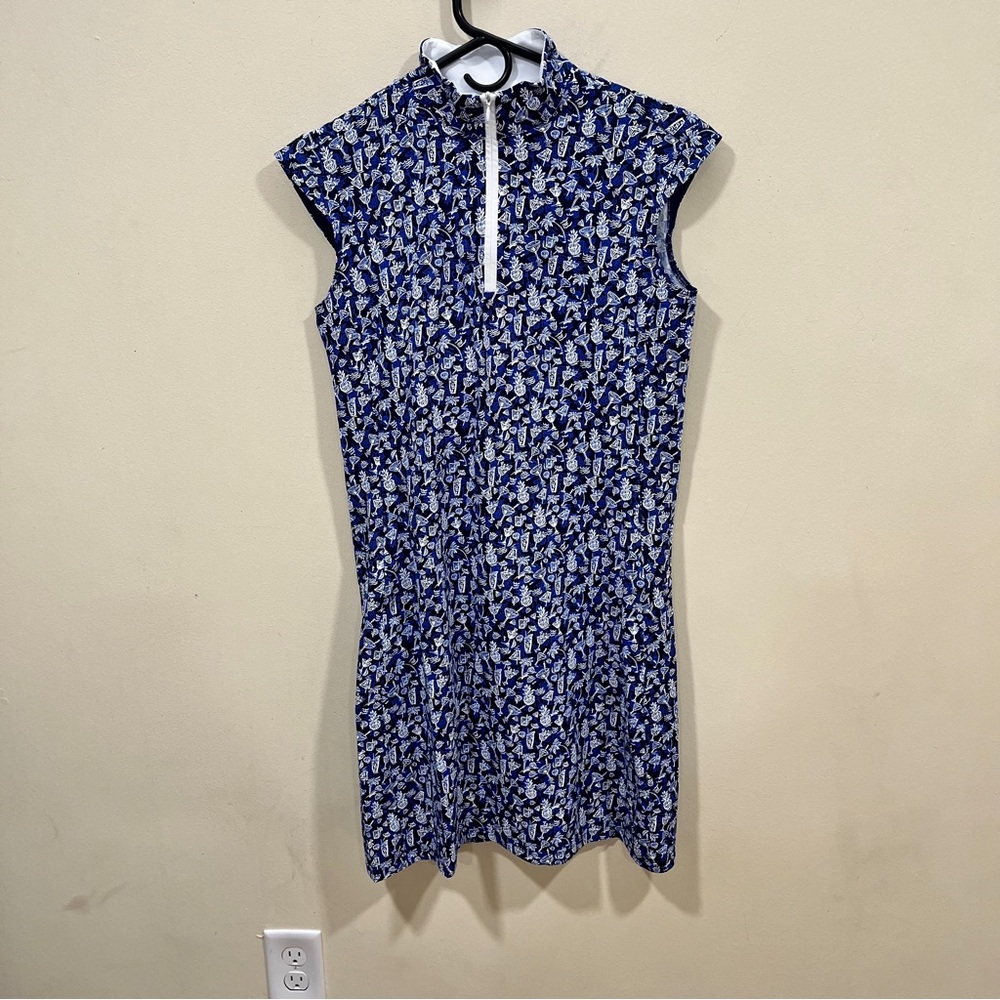 NWT San Soleil Solistyle Sleeveless Golf Dress -Mai Tai Size S MSP$130 - Picture 3 of 13